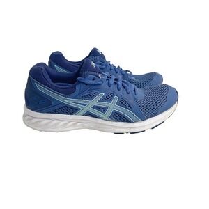 ASICS Womens Sz 6 Jolt 2 Running Shoes 1012A151 Blue Green